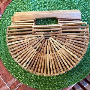 Cult Gaia Bamboo Clutch